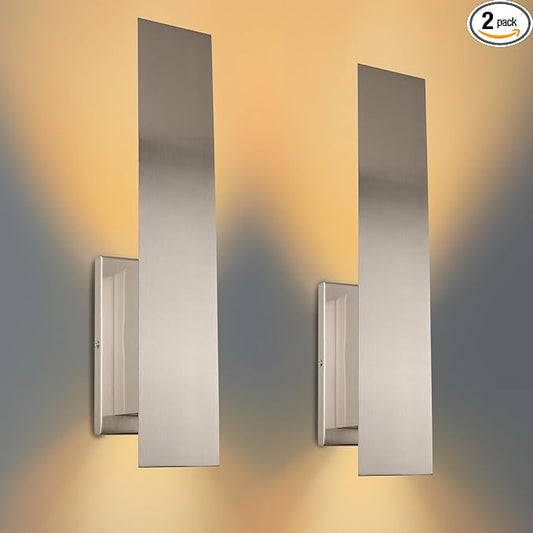Edwarmlux Indoor Wall Sconces, Modern Wall Lights, Up and Down Wall Mount Light by Edwarmlux