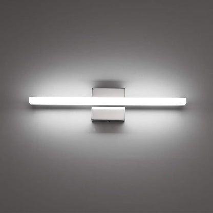 Combuh Modern Bathroom Light Fixtures Over Mirror, 16 Inch IP44 9W Chrome by Combuh
