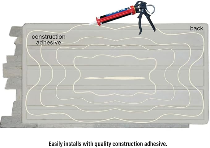 EverStone Acadia Ledge Faux Stone Panel, Iron Mill Color - Image 11