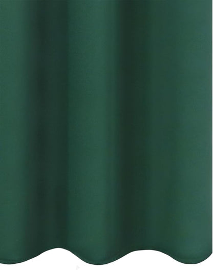LEMOMO Blackout Curtains 66 x 72 Inch Long Dark Green Curtains Set of 2 Panels - Image 8