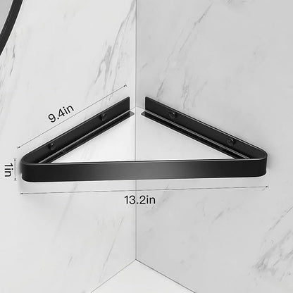 VOLPONE Bathroom Shelves Wall Mounted Glass Corner Shower Shelf - Image 2