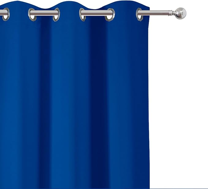 LEMOMO Royal Blue Thermal Blackout Curtains/42 x 72 Inch/Set of 2 Panels Room - Image 7