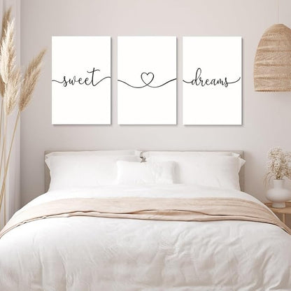 GUBIYU Sweet Dreams Wall Art for Bedrooms - Image 5