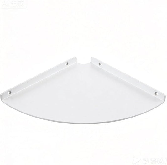 Corner Floating Shelf, 3.0mm Aluminum Alloy Corner Shelves wall Mounted by YUjieSTC