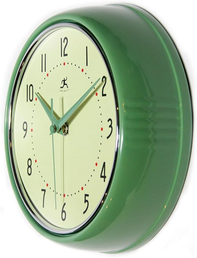 Infinity Instruments LTD. Retro 15 inch Mid Century Modern Kitchen Diner Wall - Image 3