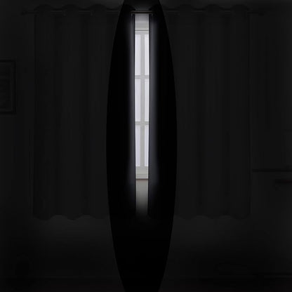 LEMOMO Black Thermal Blackout Curtains/52 x 72 Inch/Set of 2 Panels Room - Image 3