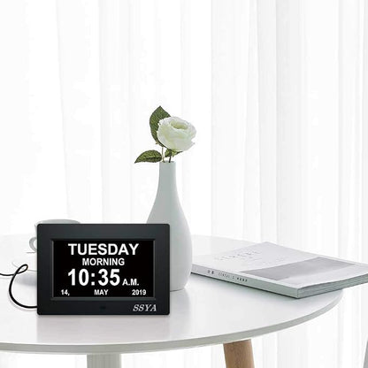 SSYA 7 Inch Calendar Clock - Image 5