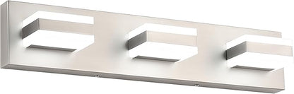 SOLFART Bathroom Vanity Lights Over Mirror Brushed Nickel Bathroom Light by SOLFART