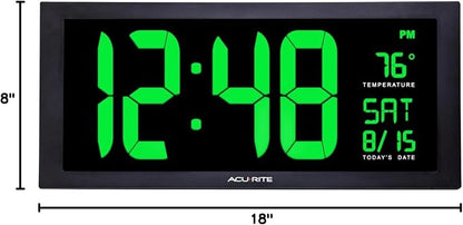 AcuRite 76101M Oversized LED Clock - Image 7