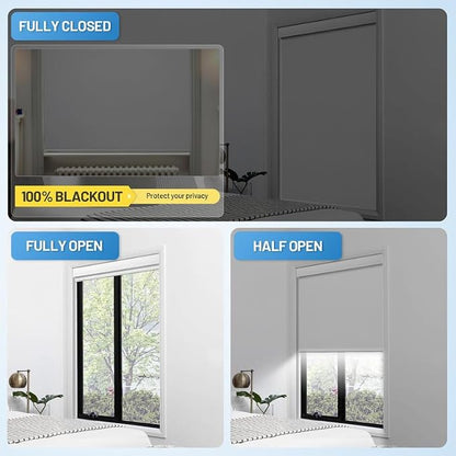 Motorized Blinds with Remote, Cordless Smart Blinds with Valance Cover - Image 6