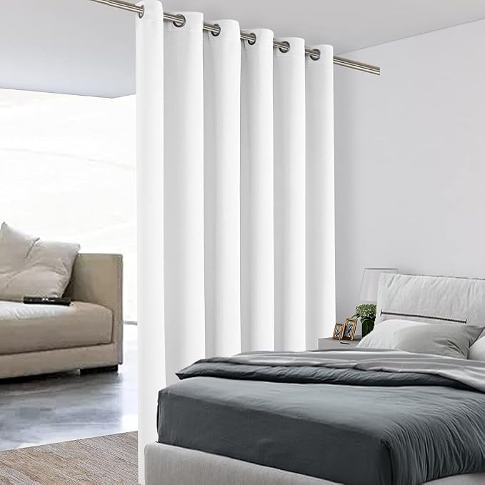 BONZER Room Divider Curtain Screen Partitions Light Reducing Wide Blackout by Bonzer