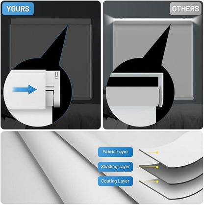Motorized Blinds with Remote, Cordless Smart Blinds with Valance Cover - Image 3
