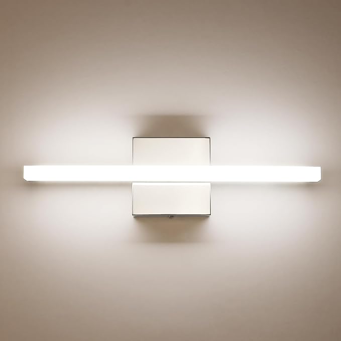 Combuh Modern Bathroom Vanity Light Fixtures Above Mirror Soft Shadow Free by Combuh