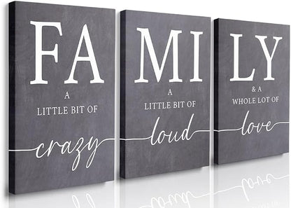 GUBIYU Gray Home Wall Art for Living Room Dining Room Pictures Wall Decor by GUBIYU