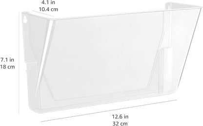 Amazon Basics Expandable Plastic Wall File Organizer, Hanging File Holder - Image 5