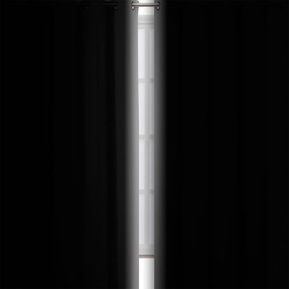LEMOMO Light Grey Blackout Curtains 42 x 54 Inch Length Set of 2 Panels Grommet - Image 3