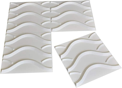 Art3d 19.7" x 19.7" Wall Panel Wave - Image 3