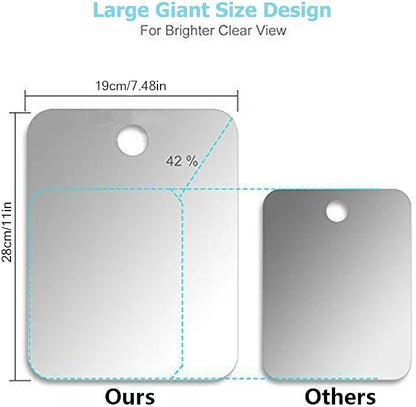 APHUIME Deluxe Large Fogless Shower Mirror, Fogless Shaving Mirror, Anit-Fog - Image 3