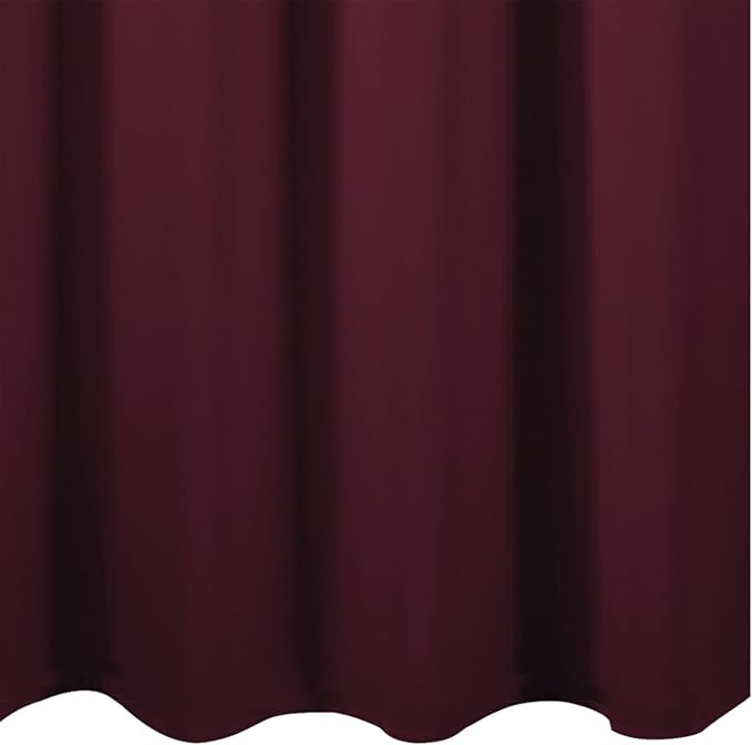 LEMOMO Burgundy Red Blackout Curtains 42 x 54 Inch Length Set of 2 Panels - Image 8
