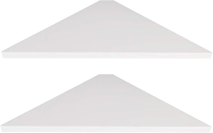 evron Corner Mounting Shelf Set of 2 – Easy to Install Floating Wall Shelves by evron