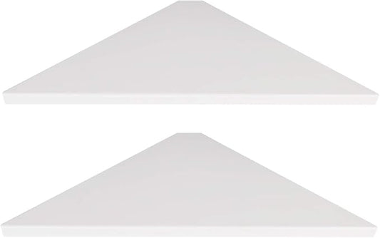 evron Corner Mounting Shelf Set of 2 – Easy to Install Floating Wall Shelves by evron