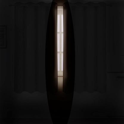LEMOMO Chocolate Brown Blackout Curtains 66 x 63 Inch Length/Set of 2 Curtain - Image 3