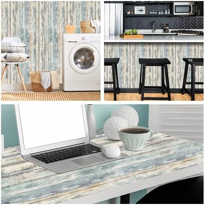 Arthome Rustic Wood Contact Paper Peel and Stick Self-Adhesive Wallpaper - Image 6