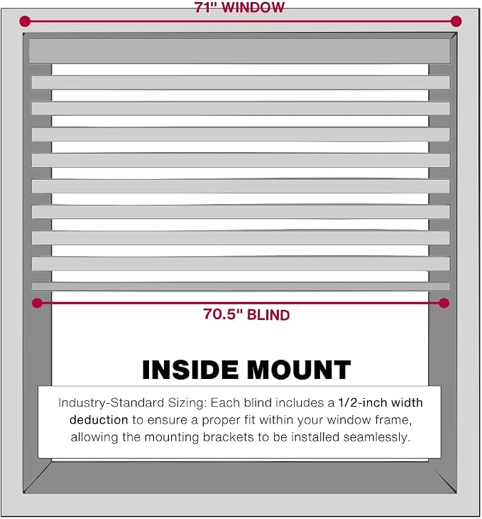 LOTUS & WINDOWARE Cordless Mini Blind, Window Blinds - Image 4