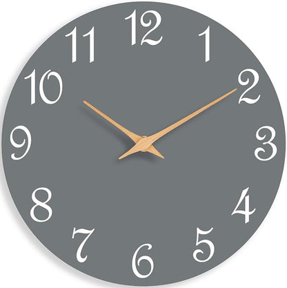 Roymnie Wall Clock 14 Inch, Modern Wall Clocks Battery Operated, Silent Non by Unknown