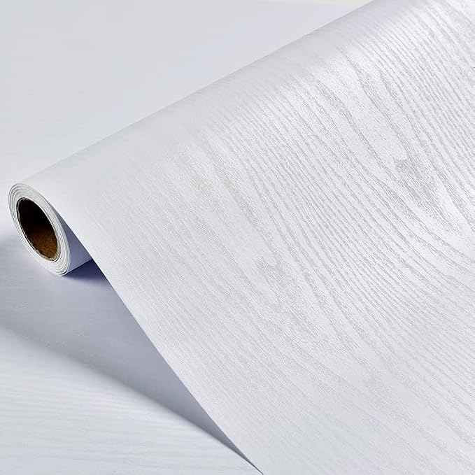 White Wood Wallpaper by TilTil