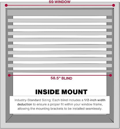 LOTUS & WINDOWARE Cordless Mini Blind, Window Blinds - Image 7