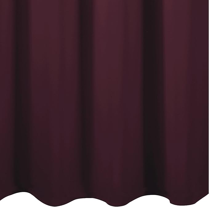 LEMOMO Burgundy Red Blackout Curtains 52 x 63 Inch Length/Set of 2 Curtain - Image 9