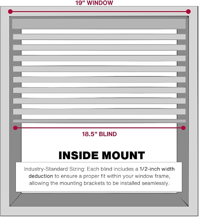 LOTUS & WINDOWARE Cordless Mini Blind, Window Blinds - Image 4
