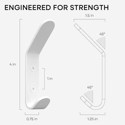 Homeforia Wall Coat Hook Rack - Image 4