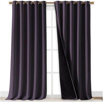NICETOWN Full Shading Curtains for Windows, 70 inches W x 95 inches L, Super - Image 2