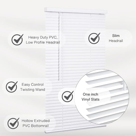 LOTUS & WINDOWARE Cordless Mini Blind, Window Blinds - Image 2