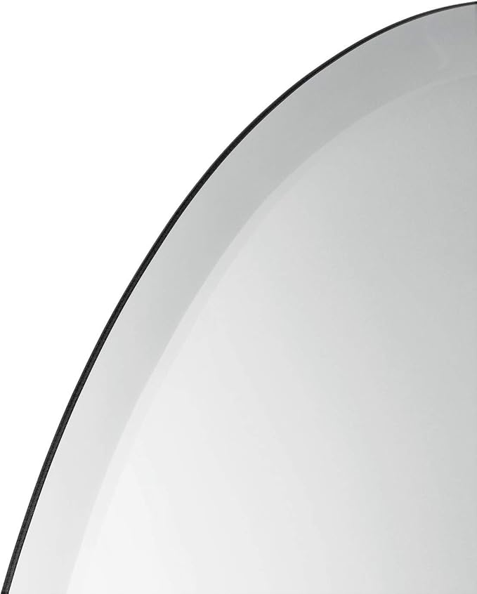 Better Bevel Frameless Oval Mirror, 23.5" x 33" Bathroom Wall Mirror w/Beveled - Image 8