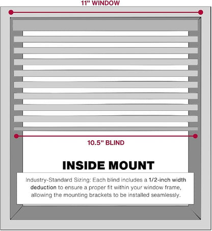 LOTUS & WINDOWARE Cordless Mini Blind, Window Blinds - Image 4