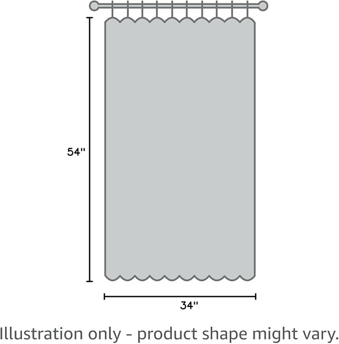 LEMOMO Light Grey Blackout Curtains 34 x 54 Inch Length/Set of 2 Curtain - Image 10