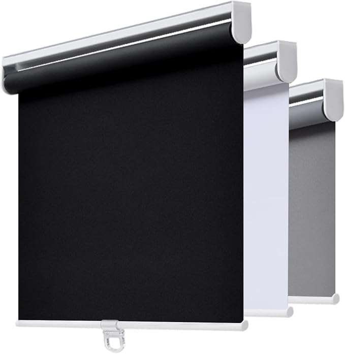 Cordless Roller Shades Blackout Blinds by AOSKY