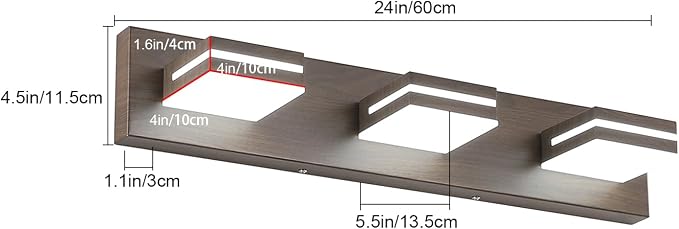 SineRise LED Modern Bathroom Vanity Light Fixtures - Image 4