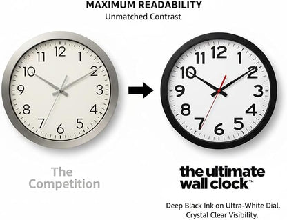 The Ultimate Wall Clock |14 Inch | Modern | Atomic | Analog | Home | Office | - Image 3