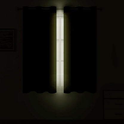 LEMOMO Oilve Green Blackout Curtains 38 x 54 Inch Length/Set of 2 Curtain - Image 3