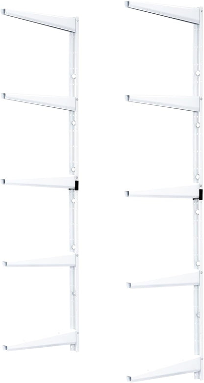 Delta Minimalistic White Shelf Brackets Cycle, Holds Up to 800 lbs, Modern by deltaCycleandHome