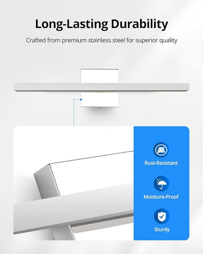 Combuh LED Bathroom Vanity Light Bar Dimmable IP44 Over Mirror Lighting Fixture - Image 4