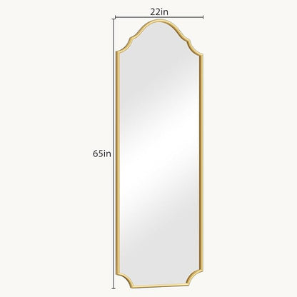 WallBeyond Arched Full Length Mirror Wall Mounted, Living Room, Hanging or - Image 7