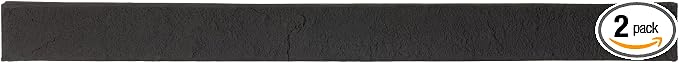 2-Pack Dark Gray Faux Stone Ledger & Trim Panels, 35.62" x 2.25" x 3.25" by Unknown