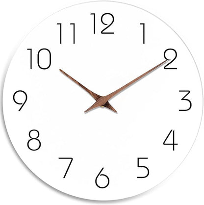 Mosewa Large Wall Clock Battery Operated 16 Inch White Silent Non Ticking by MOSEWAWALLCLOCK
