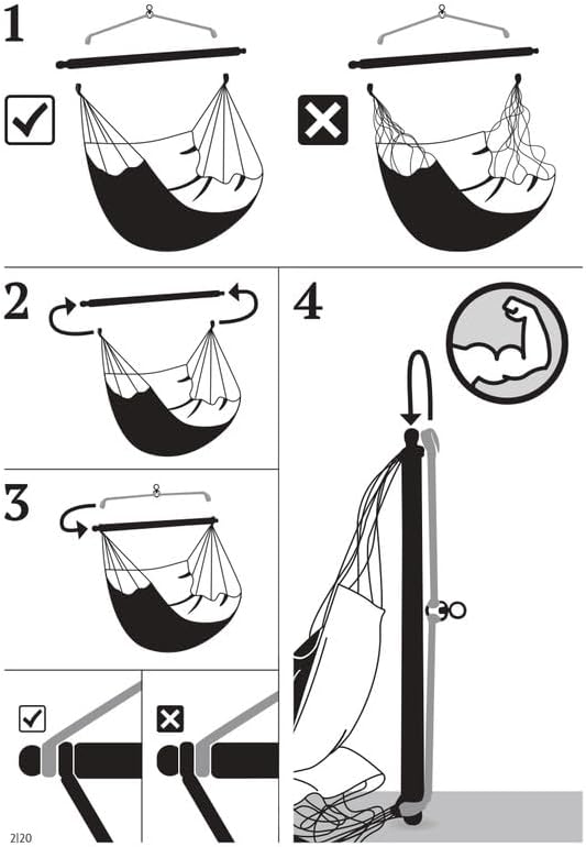 LA SIESTA® - Large Comfort Domingo Hammock Swing Chair & CasaMount - Weather & Tear Resistant Hanging Chair - Outdoor Indoor Hammock Chair w/Suspension Kit for Walls Ceilings Square Beams - Toucan