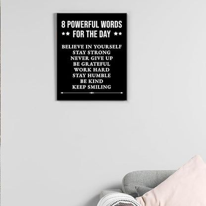 Inspirational Wall Decor, Motivational Canvas Painting Wall Art - Image 7